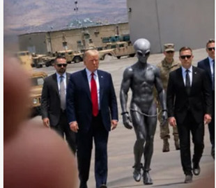 Трамп публікує фото з «прибульцями» після наказу розсекретити файли про НЛО
