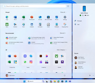 Microsoft проводить тестування нового меню "Пуск" у Windows 11
