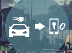 Смартфон становится ключом от автомобиля