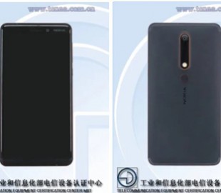 Опубликованы изображения и характеристики смартфона Nokia 6 нового поколения