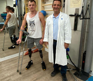 Український солдат, який втратив обидві ноги, став зіркою соцмереж в Ізраїлі