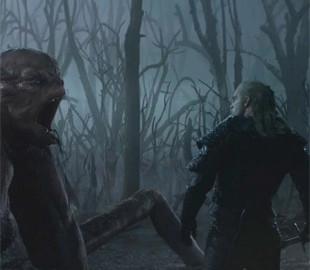 Netflix опубликовал видео со съемок битвы с кикиморой для сериала "Ведьмак"