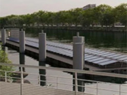 Найбільша у світі плавуча сонячна станція на 78 кВт живить Олімпійське селище Парижа