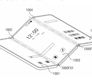 Samsung запатентувала смартфон, що складається у трьох місцях