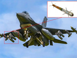 Бельгійські розробники інтегрували антидронові ракети FZ275 на винищувачі F-16AM