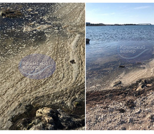 Окупанти зливають солярку та нечистоти у Чорне море в районі Севастополя. ФОТО