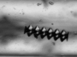 Спіральних мікророботів змусили рухатись за допомогою звуку