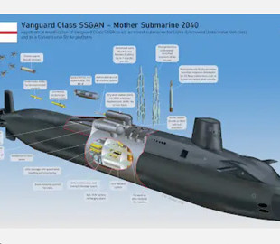 Британські розробники представили новий атомний підводний човен класу Vanguard