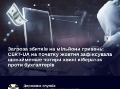 Загроза збитків на мільйони гривень: з початку жовтня було 4 хвилі кібератак проти бухгалтерів