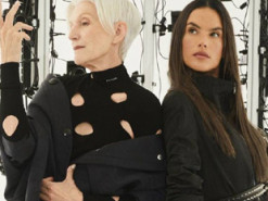 Мэй Маск и Алессандра Амбросио в стильной съёмке для глянца