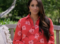 40-летняя Меган Маркл впервые показала, как выглядит после рождения дочки