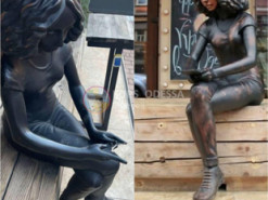 «Поколение Instagram» и кошка-сфинкс: в Одессе вандалы повредили две скульптуры