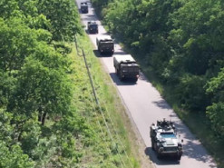 В Росії помітили "дивний" бронеавтомобіль, який супроводжував ядерну зброю