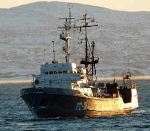 У Балтійському морі помітили розвідувальний корабель рф