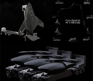 Американські розробники представили новий бойовий безпілотний літак X-Bat зі штучним інтелектом