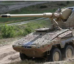 Німецькі розробники представили самохідну гармату RCH-155