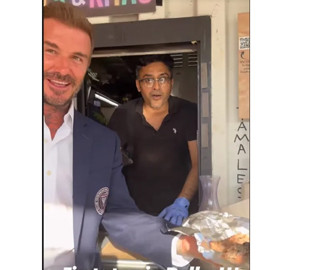 Футболіст Девід Бекхем сконфузив продавця барбекю у Далласі