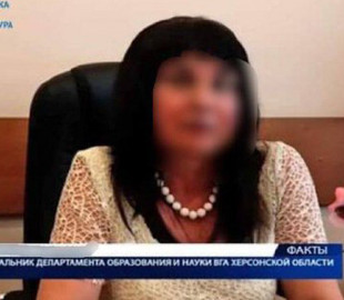 Дякувала Путіну за агресію і просувала російську мову: показали колаборантку з Херсона