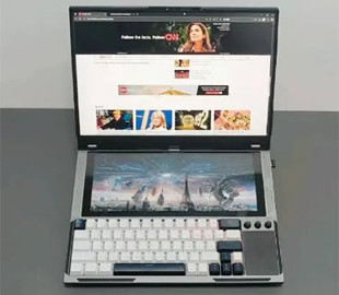 Представлено ноутбук Krayzor з двома екранами та фізичною клавіатурою