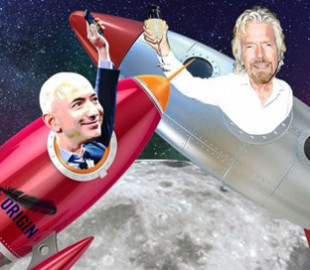 Битва мільярдерів: хто першим полетить у космос - Безос чи Бренсон