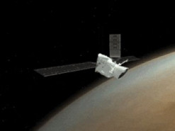 Космический аппарат BepiColombo записал звук солнечного ветра возле Венеры