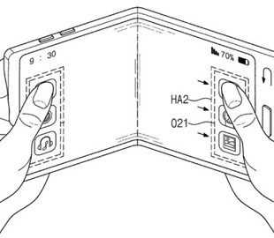 Samsung запатентовала складной и прозрачный смартфон