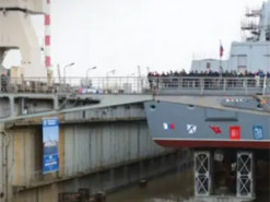 Заклали майже 11 років тому: у Росії досі не спустили на воду фрегат "Адмірал Ісаков"