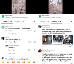 Тікток тестує вкладку з відгуками про локації: що це означає