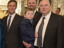 Чотирирічний син Ілона Маска з'явився на переможній фотографії Трампа після виборів у США