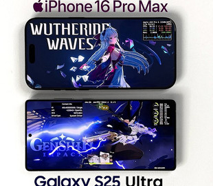 iPhone 16 Pro Max і Samsung Galaxy S25 Ultra протестували в іграх: смартфон Apple виявився кращим