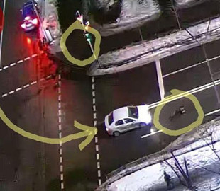 На Березняках Uber збив пішохода на зеленому світлофорі