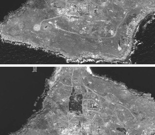 Появились новые спутниковые снимки удара ВСУ по острову Змеиный