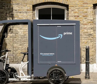 Amazon начала доставку в Великобритании посылок с помощью электрических велосипедов