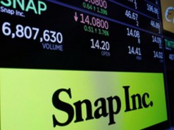 Стоимость мессенджера Snapchat впервые упала ниже 10 млрд долларов