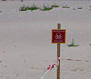 До берега Затоки приплила ворожа міна