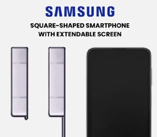 Samsung патентує смартфон квадратної форми з розсувним дисплеєм