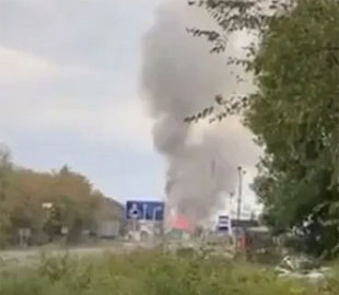 У Білгороді вибухи: горить будівля митного контролю