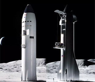 Илон Маск показал космический лифт для спуска на поверхность Луны