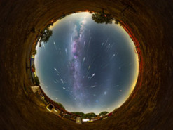 Дощ Персеїди зняли на 360-градусну камеру