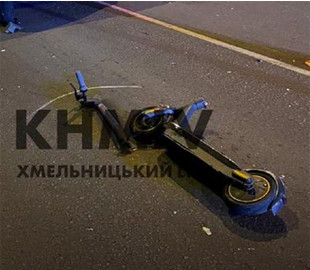 42-річний водій електросамоката загинув у ДТП у Хмельницькому