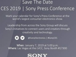 Sony объявила о дате пресс-конференции на CES 2019