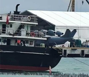 З'явилося фото таємничого китайського екраноплану