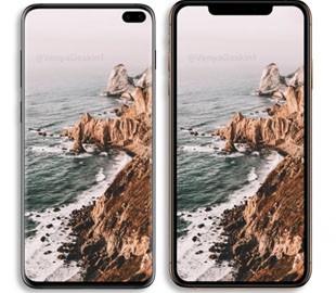 Смартфоны Samsung Galaxy S10+ и iPhone XS Max можно сравнить на новом изображении