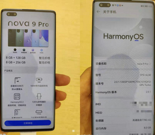 Опубликованы фотографии смартфонов Nova 9 и Nova 9 Pro