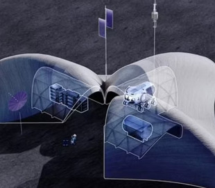 У NASA показали концепт місячної бази, яка буде надрукована на 3D-принтері