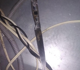 У Харкові копи схопили крадія інтернет-кабелю з ножем