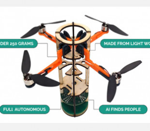Польські розробники представили інноваційний автономний дерев’яний дрон зі штучним інтелектом