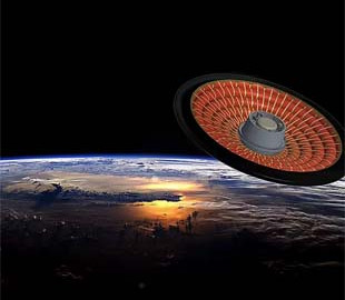 NASA запустить у космос величезний надувний тепловий щит, схожий на літаючу тарілку