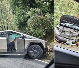 Tesla Cybertruck уперше потрапив в аварію