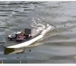 Українські розробники представили бойовий річковий дрон Урсула